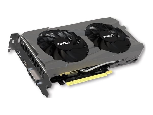 INNO3D N30502-06D6-1711VA60 GeForce RTX 3050Twin X2, 6 GB GDDR6, 96-bit, 1470, 14 Gbps, DP+HDMI+DVI