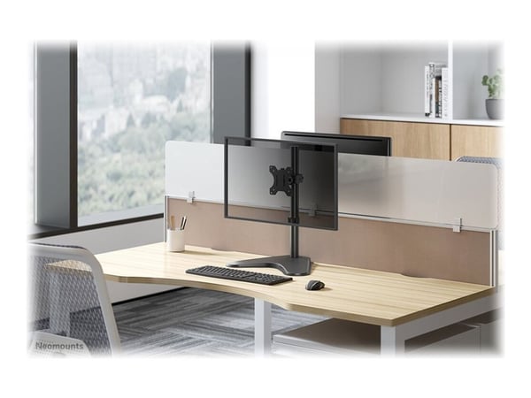 Neomounts FPMA-D550SBLACK - Stativ - full bevegelse - for flatpanel - svart - skjermstørrelse: inntil 32" - skrivebord