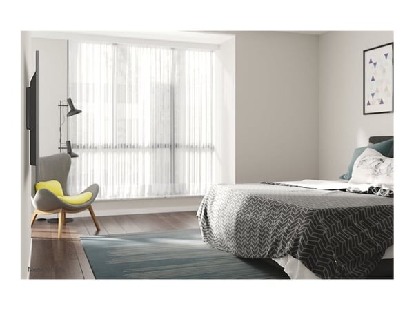 Neomounts FPMA-W110 - Brakett - fast - for LCD-skjerm - svart - skjermstørrelse: 10"-40" - veggmonterbar