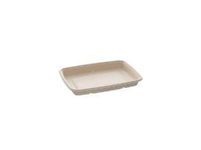 Bakke 600ml L229xB165xH29mm Bagasse Natur,4 ps x 75 stk/krt