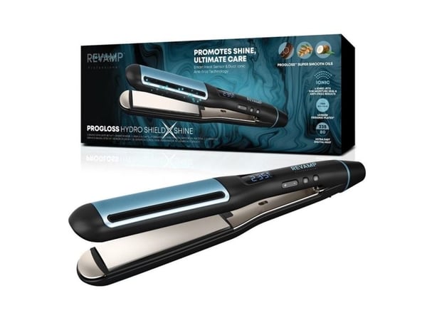 Revamp ST-1800-EU Progloss Hydro Shield Shine keramisk rettetang med smart sensor