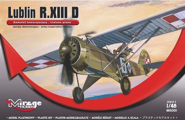 Mirage Plastmodell av flygplan "Lublin R-XIIID"