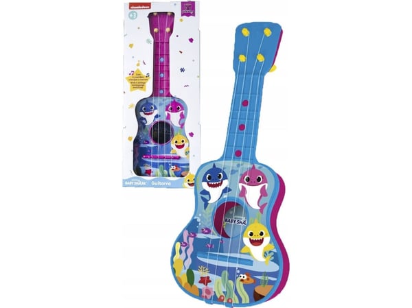 REIG barnens gitarr Reig Baby Shark blå