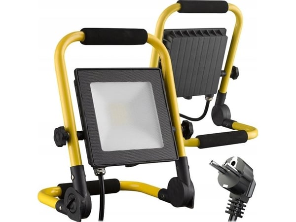 Loyal Lighting kannettava LED-valaisin 1400lm LUMILEDS IP65 4K jalusta/johtoVDE/pistoke