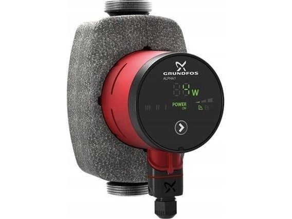 Grundfos cirkulationspump för värme C.O - ALPHA1 25-60 N 180 1x230V 50Hz 6HDH Grundfos cirkulationspump för värme C.O - ALPHA1 25-60 N 180 1x230V 50Hz 6HDH