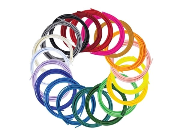 3Doodler Filament FLOW 20 PLA 20 farger refillpakke, 20 stk