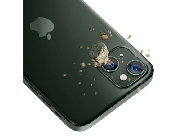 3mk Lens Protection Pro kameradeksel for iPhone 15 Plus - grønn