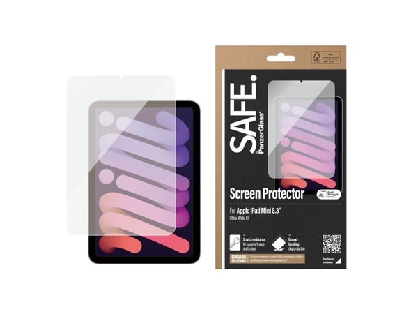 SAFE. by PanzerGlass - Skærmbeskytter for tablet - ultrabred pasform - glas - 8.3"