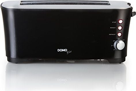 Domo DO961T, 4 skivor, Svart, Plast, 1350 W, 447 mm, 225 mm