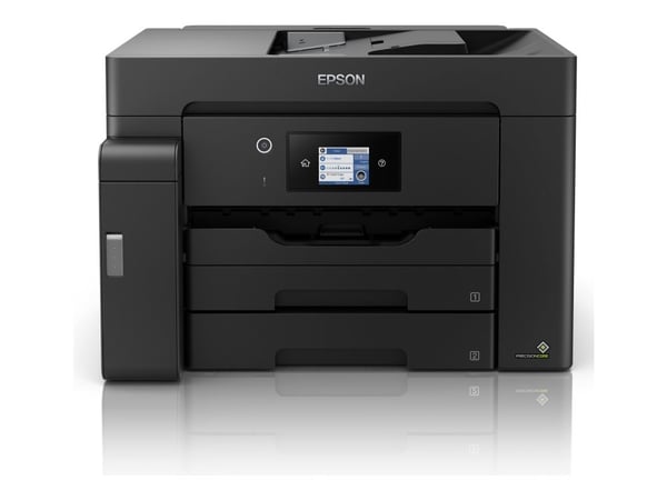 Epson EcoTank M15140 - Multifunksjonsskriver - S/H - ink-jet - A3 plus (329 x 483 mm) (original) - A3 (medie) - opp til 25 spm (trykking) - 550 ark...