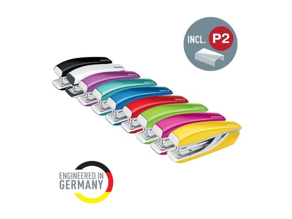 Leitz WOW Mini - Stiftemaskin - 10 ark / 1 mm - No.10 - metall - grønn