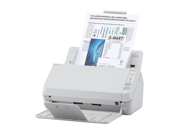 Ricoh SP-1120N - Dokumentskanner - Dobbel CIS - Dupleks - 216 x 355.6 mm - 600 dpi x 600 dpi - inntil 20 spm (mono) / inntil 20 spm (farge) - ADF (...