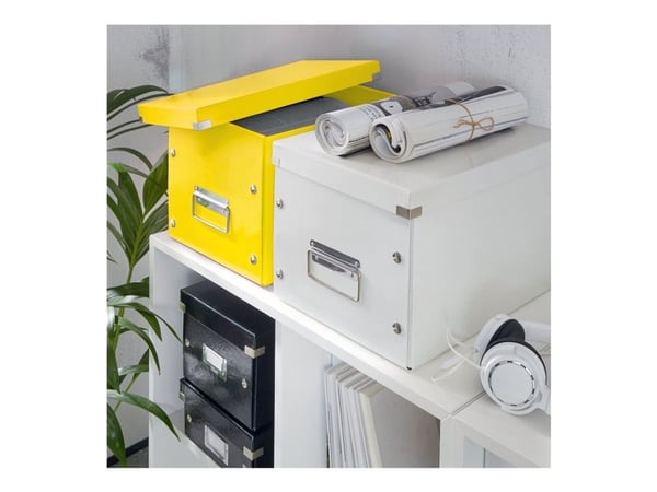 Tiedostolaatikko Click &amp; Store WOW Cube L keltainen