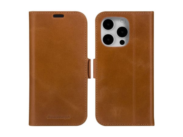 dbramante1928 Copenhagen, Folio-kotelo, Apple, iPhone 15 Pro, Ruskea