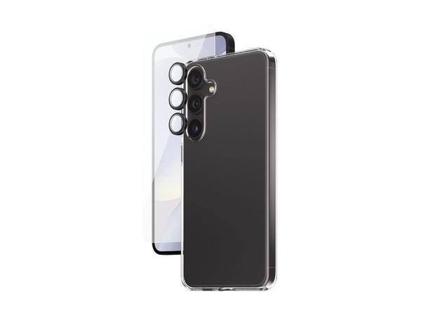 SAFE. by PanzerGlass - 3-i-1 beskyttelsespakke - baksidedeksel for mobiltelefon - termoplast-polyuretan (TPU), plastikk - gjennomsiktig - for Samsu...