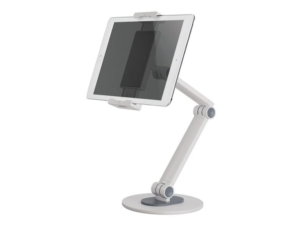 Neomounts DS15-550WH1 - Stativ - for nettbrett - hvit - skjermstørrelse: 4.7"-12.9" - skrivebord