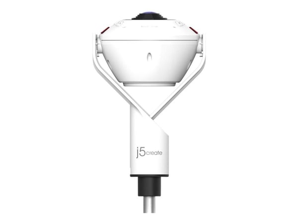 j5create JVU368-N - Konferansekamera - panorering / zoom - farge - 5 MP - 1920 x 1080 - 1080p - lyd - USB 2.0 / USB-C - MJPEG, YUV, H.264 - DC 5 V ...