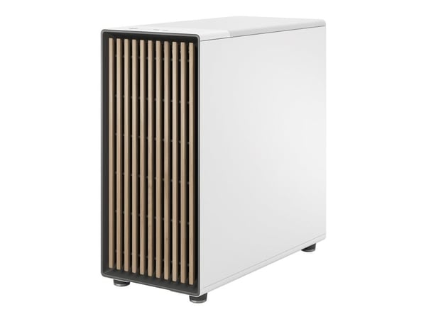 Fractal Design North XL - Tower - utvidet ATX (E-ATX) - sidepanel med vindu (herdet glass) - ingen strømforsyning (ATX) - kritthvit - USB/Audio/Mic