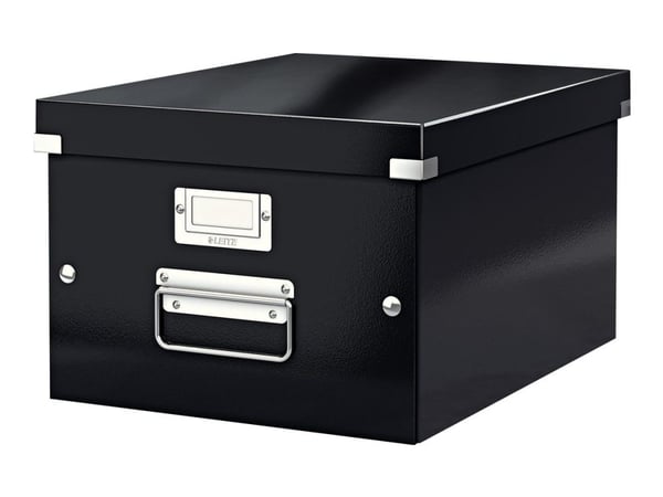 Arkivboks Click & Store Medium A4 sort