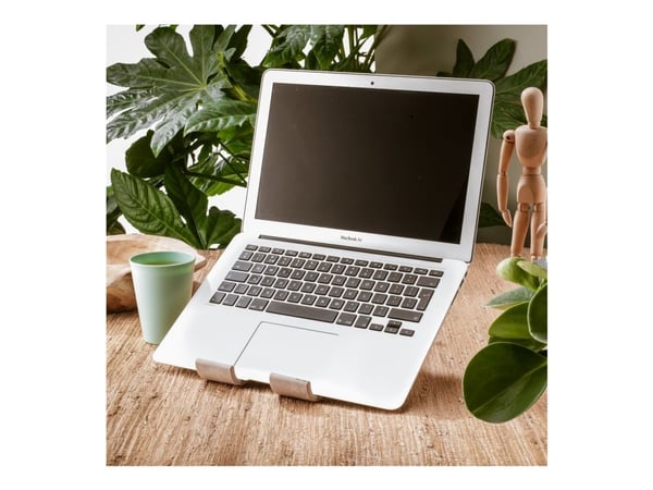 R-Go Tabletin ja kannettavan tietokoneen jalusta Treepod - Stander til notebook - hvid