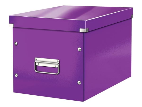 Leitz Click & Store Cube Large - Förvaringsbox - lila