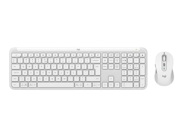 Logitech Signature Slim Combo MK950 - Sats med tangentbord och mus - 100% - full size - trådlös - Bluetooth 5.1 LE - QWERTY - USA, internationellt ...