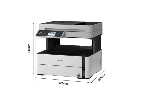 Epson EcoTank ET-M3170 - Multifunksjonsskriver - S/H - ink-jet - A4/Legal (medie) - opp til 20 spm (trykking) - 250 ark - 33.6 kbps - USB, LAN, Wi-Fi