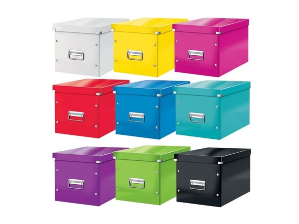 Leitz Click & Store Cube Large - Förvaringsbox - blå