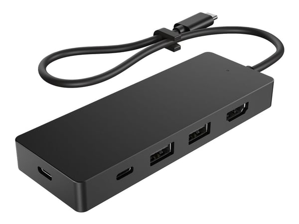 HP USB-C G3 -matkahubi;, Telakointi, USB 3.2 Gen 1 (3.1 Gen 1) Type-C, musta, Vietnam, Yritys, USB