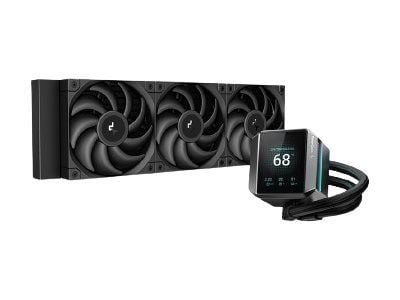 DeepCool MYSTIQUE 360, All-in-one-nesteenjäähdytin, 12 cm, musta