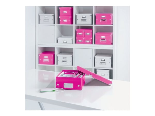 Leitz Click & Store - Lagerboks - for A5 (148 x 210 mm) - metallisk rosa