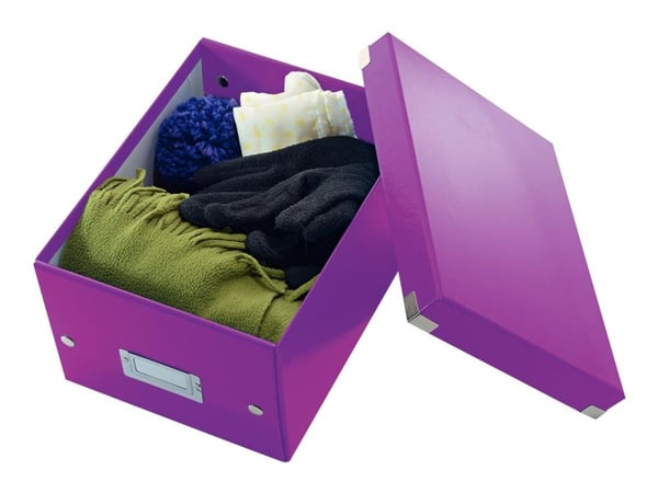 Leitz Click & Store - Lagerboks - for A5 (148 x 210 mm) - metallisk purpur