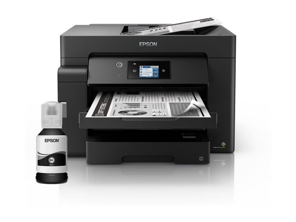 Epson EcoTank M15140 - Multifunksjonsskriver - S/H - ink-jet - A3 plus (329 x 483 mm) (original) - A3 (medie) - opp til 25 spm (trykking) - 550 ark...