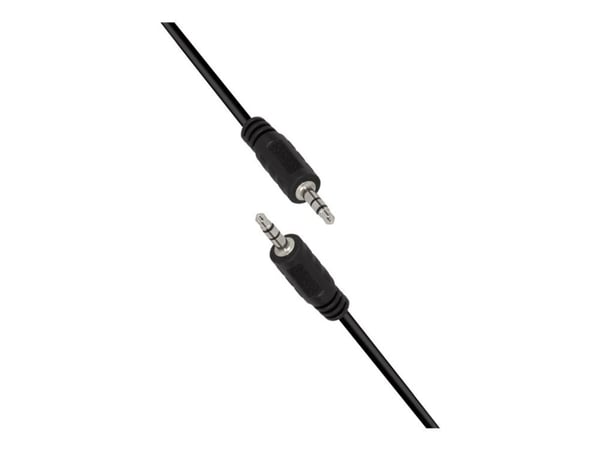 LogiLink - Äänikaapeli - stereo mini-jack uros stereo mini-jack uros - 1 m - musta