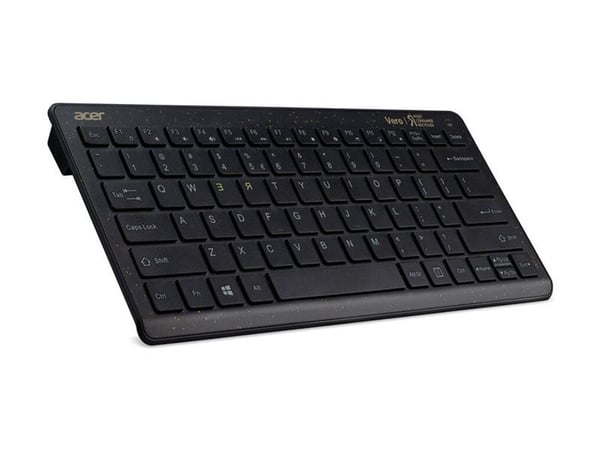 Acer AAK123 - Tastatur- og mussett - trådløs - 2.4 GHz - QWERTY - amerikansk engelsk - svart - løsvekt