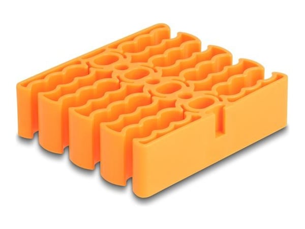 DeLOCK 66255, Kabelholder, Universal, Plast, Oransje