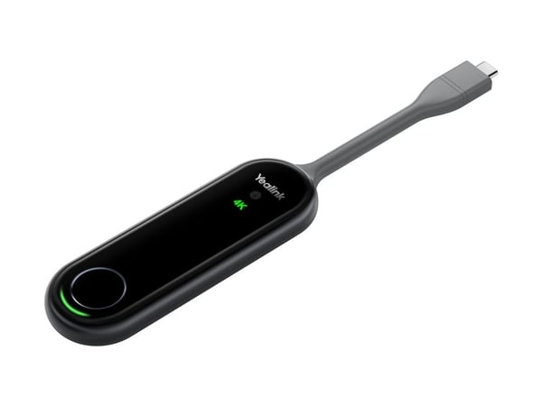 Yealink WPP30 - Nettverksmediestrømadapter - USB-C - Wi-Fi 5, Wi-Fi 6, Bluetooth 5.0