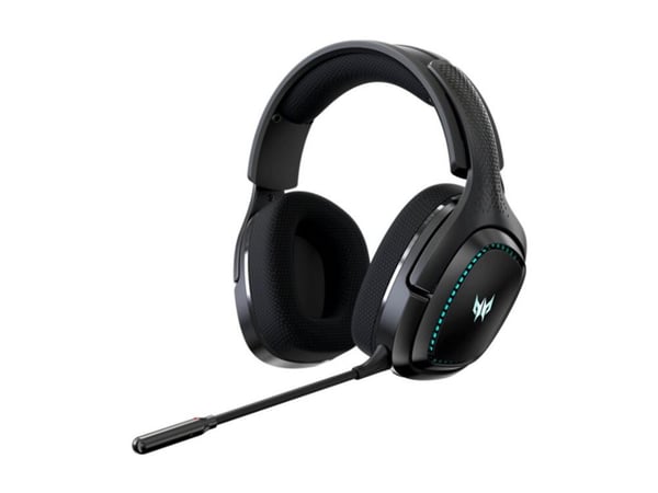 Acer Predator Galea 550 (PHR235) - Hodesett - full størrelse - Bluetooth / 2,4 GHz radiofrekvens - trådløs - svart
