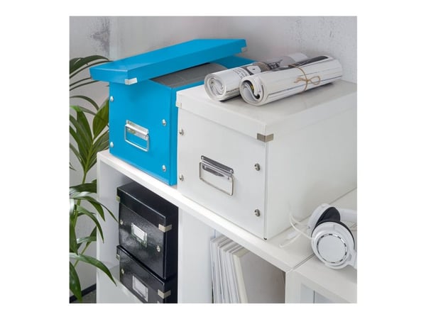 Leitz Click & Store Cube Large - Förvaringsbox - blå
