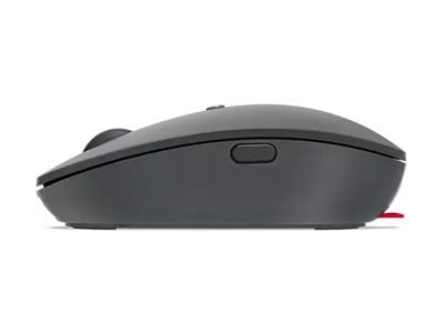 Lenovo Go Wireless Multi Device, Molempikätinen, Optinen, RF Wireless + Bluetooth + USB Type-A, 2400 DPI, Harmaa