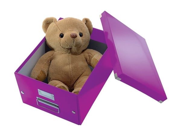 Leitz Click & Store Cube Large - Förvaringsbox - lila