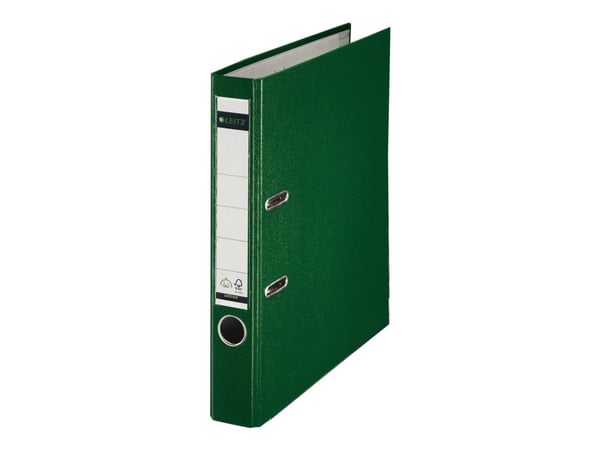Leitz - Spakbågesfil - ryggbredd: 52 mm - för A4 (210 x 297 mm) - kapacitet: 350 ark - grön