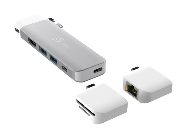 j5create JCD394 - Dokkingstasjon - for bærbar - USB-C - HDMI, DP - 100 watt