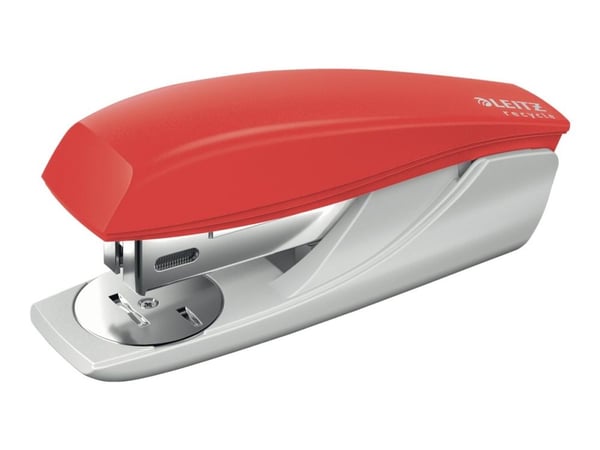 Leitz NeXXt Recycle - Stiftemaskin - S - 25 ark / 2.5 mm - 24/6, 26/6 - plast, metall - rød