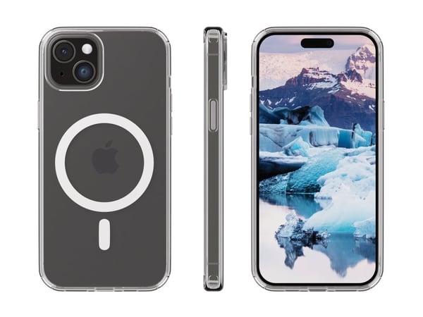 dbramante1928 Iceland Pro - Baksidesskydd för mobiltelefon - MagSafe-kompatibilitet - plast - transparent - för Apple iPhone 15 Plus