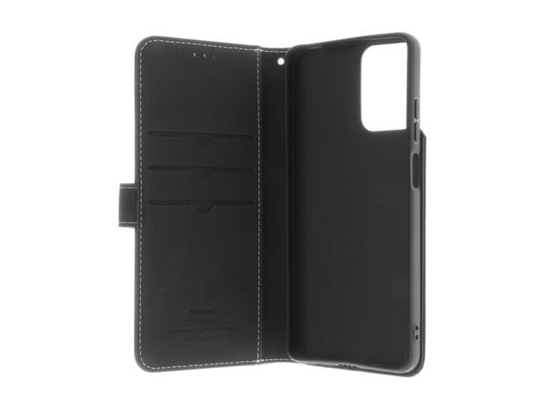 Insmat - Lommebok for mobiltelefon - ekte skinn, kartong+papir+aluminiumsfolie, polykarbonat (PC) - for Motorola Moto G24 Power