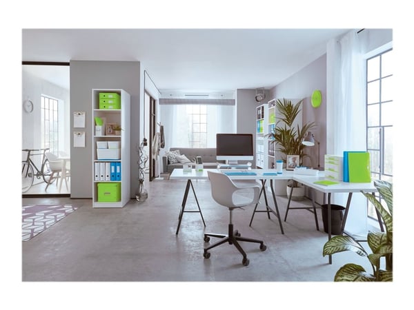 Pöytä Cube Leitz WOW 4-laatikkoa valkoinen/vihreä