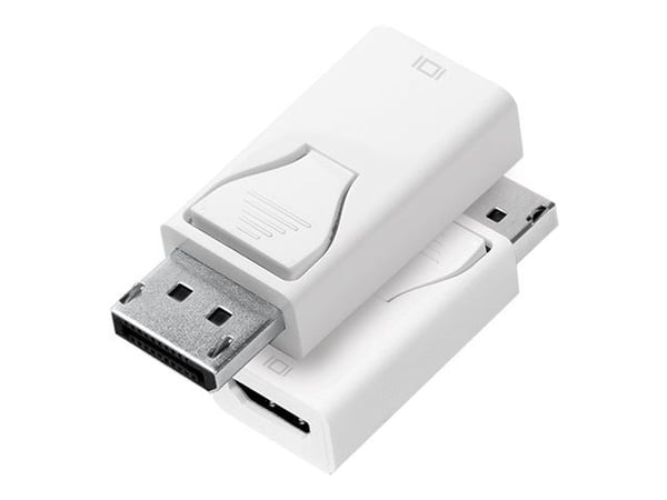 LogiLink - Video adapter - DisplayPort hann til HDMI hunn - hvit