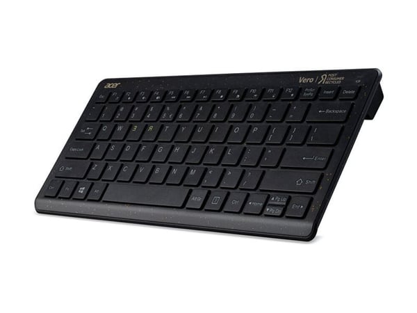 Acer AAK123 - Tastatur- og mussett - trådløs - 2.4 GHz - QWERTY - amerikansk engelsk - svart - løsvekt
