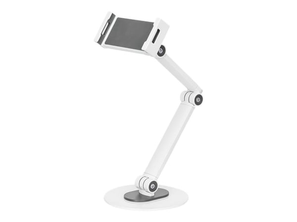 Neomounts DS15-550WH1 - Stativ - for nettbrett - hvit - skjermstørrelse: 4.7"-12.9" - skrivebord